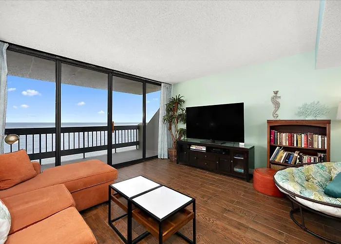 2 Bedroom Oceanfront Balcony At Century I With Indoor Pool!
